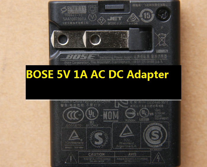*Brand NEW* 5V 1A AC DC Adapter BOSE 329679 POWER SUPPLY